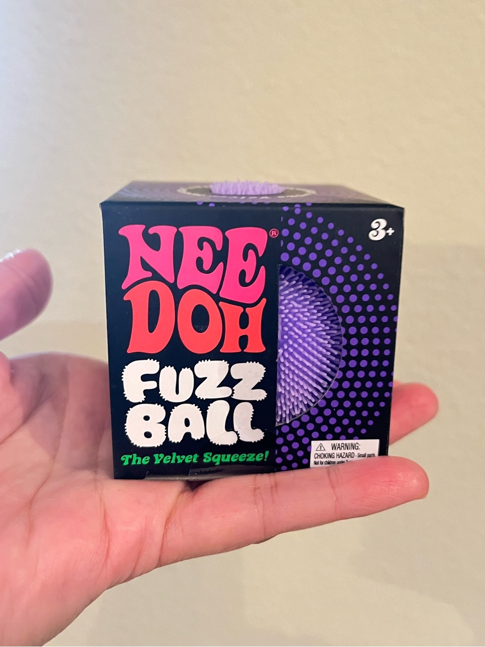 NeeDoh Fuzzball Purple brand new🌸